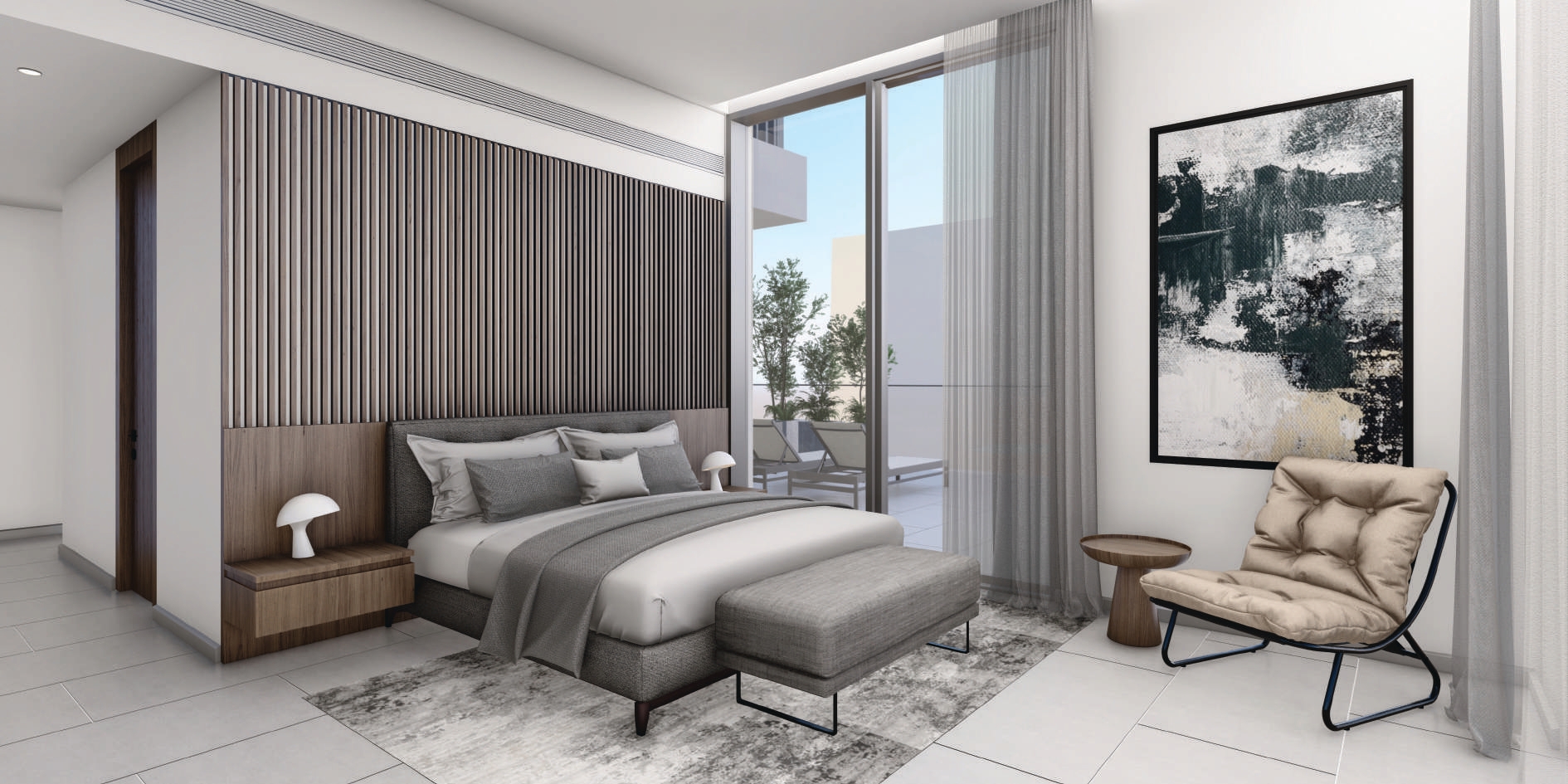 Sea‑view apartment balcony at Canal by M with wide outdoor seating area Canal by M at Al Reem Island (19).jpg
