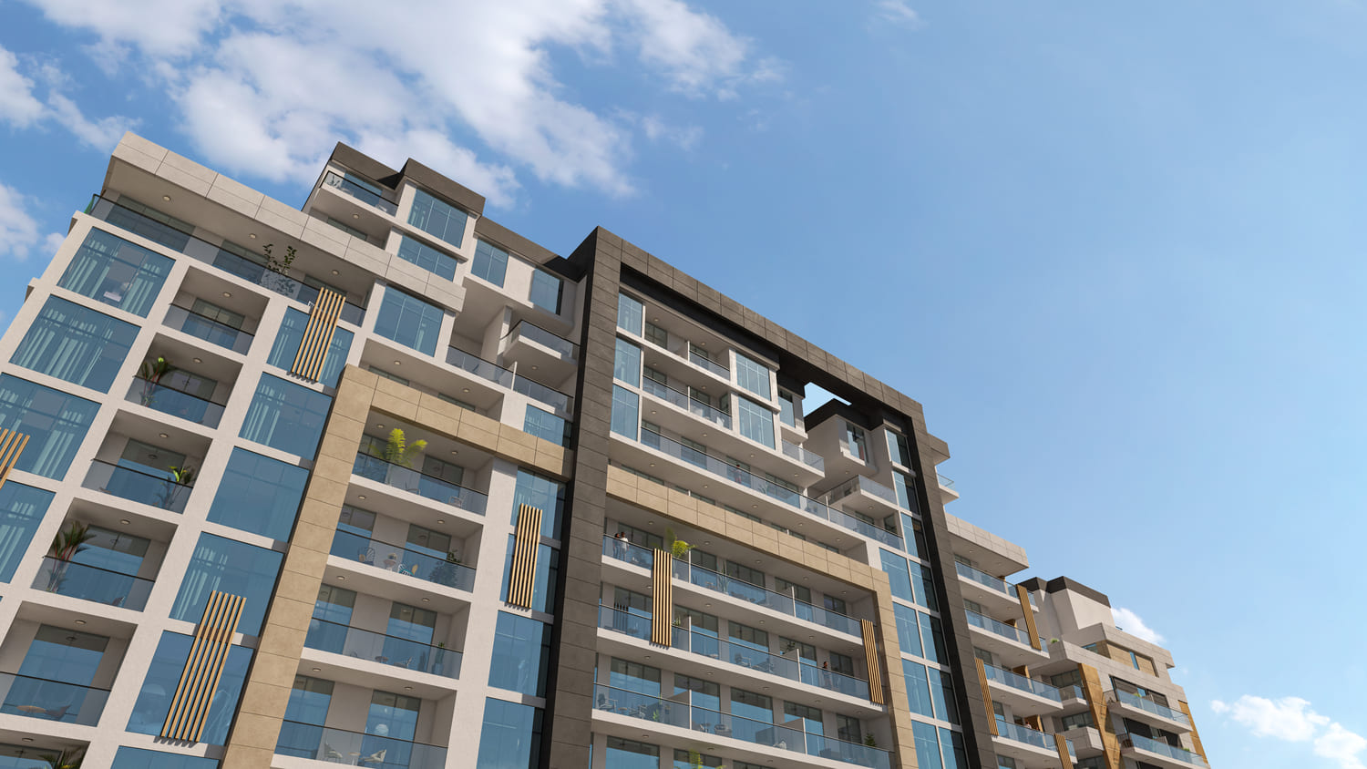 Waterfront exterior view of The District Reportage Properties Al Reem Island Abu Dhabi