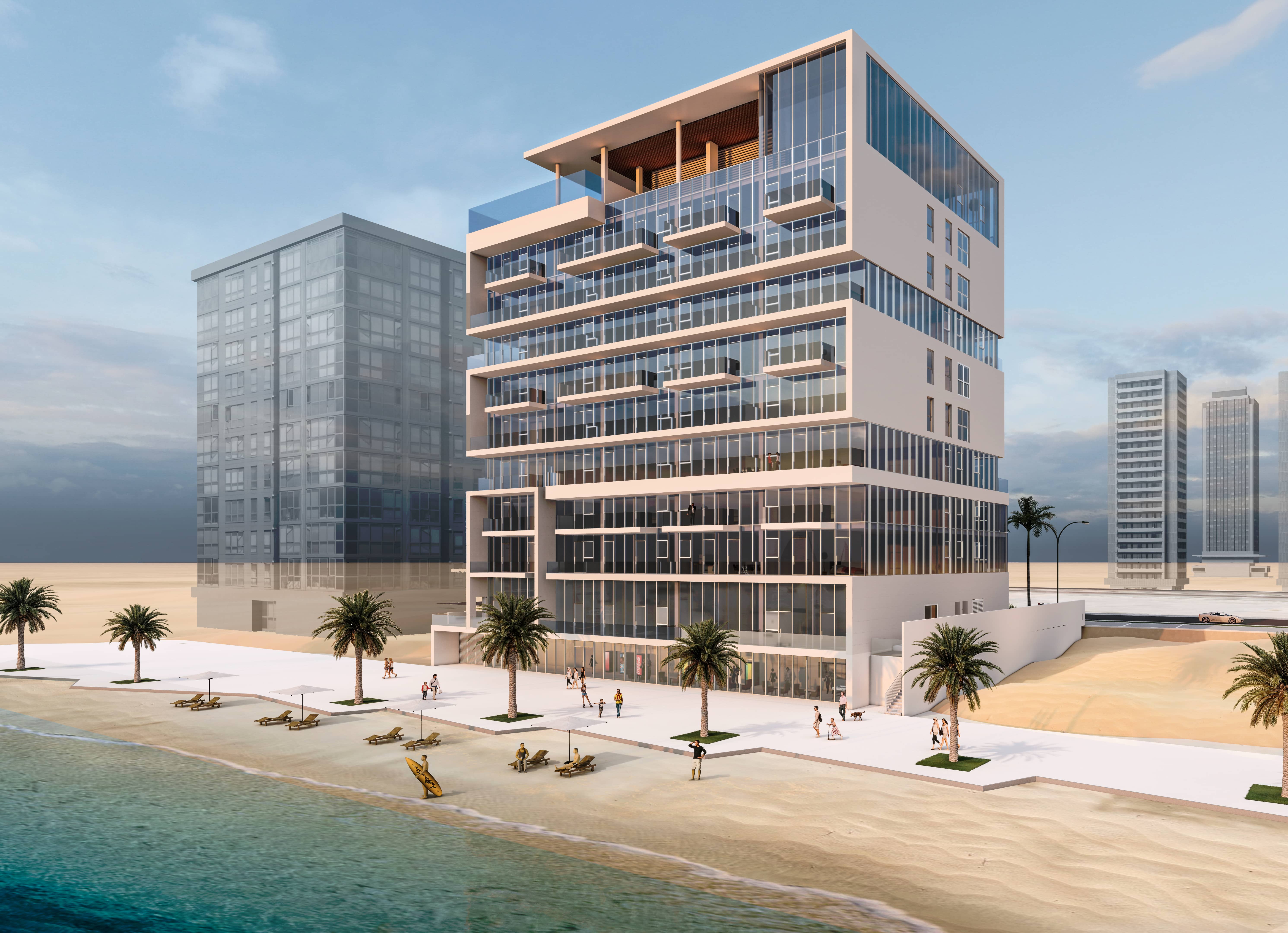 Reem Five at Al Reem Island featuring contemporary architecture and exclusive waterfront luxury living in Abu Dhabi.