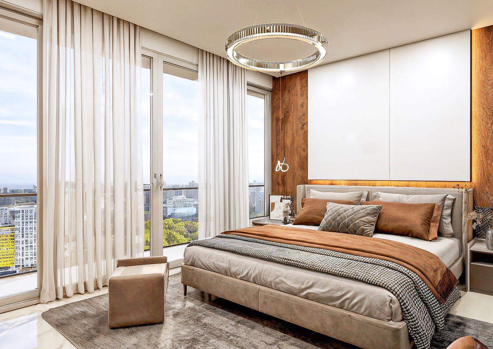Radiant Elite Tower Canal Villa interior with private pool access, premium finishes, and seamless indoor‑outdoor luxury living.