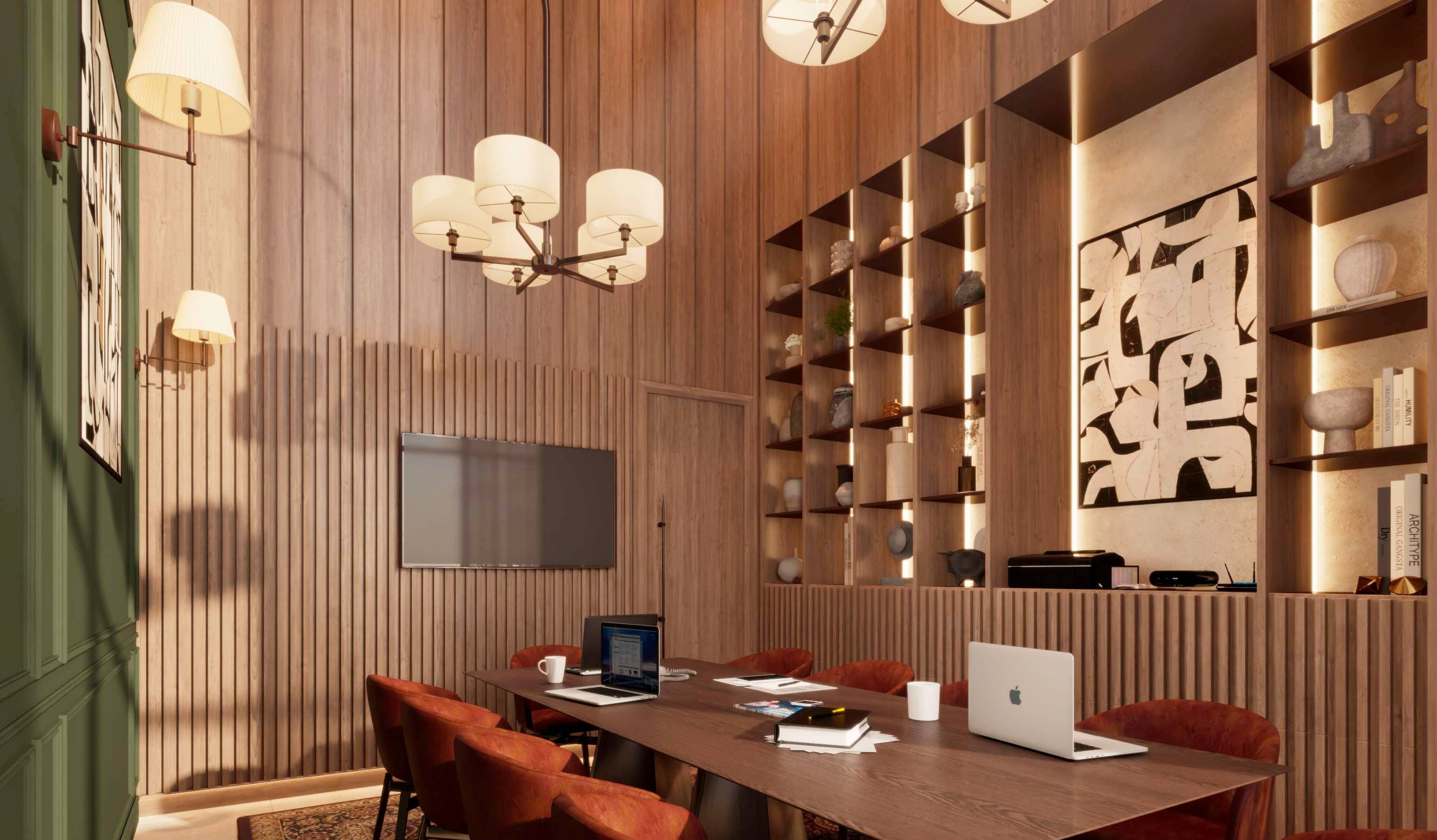 Walk‑In Closet Interior — Spacious walk‑in closet at Reem Eleven designed with organized shelving and premium finishes for elevated convenience.