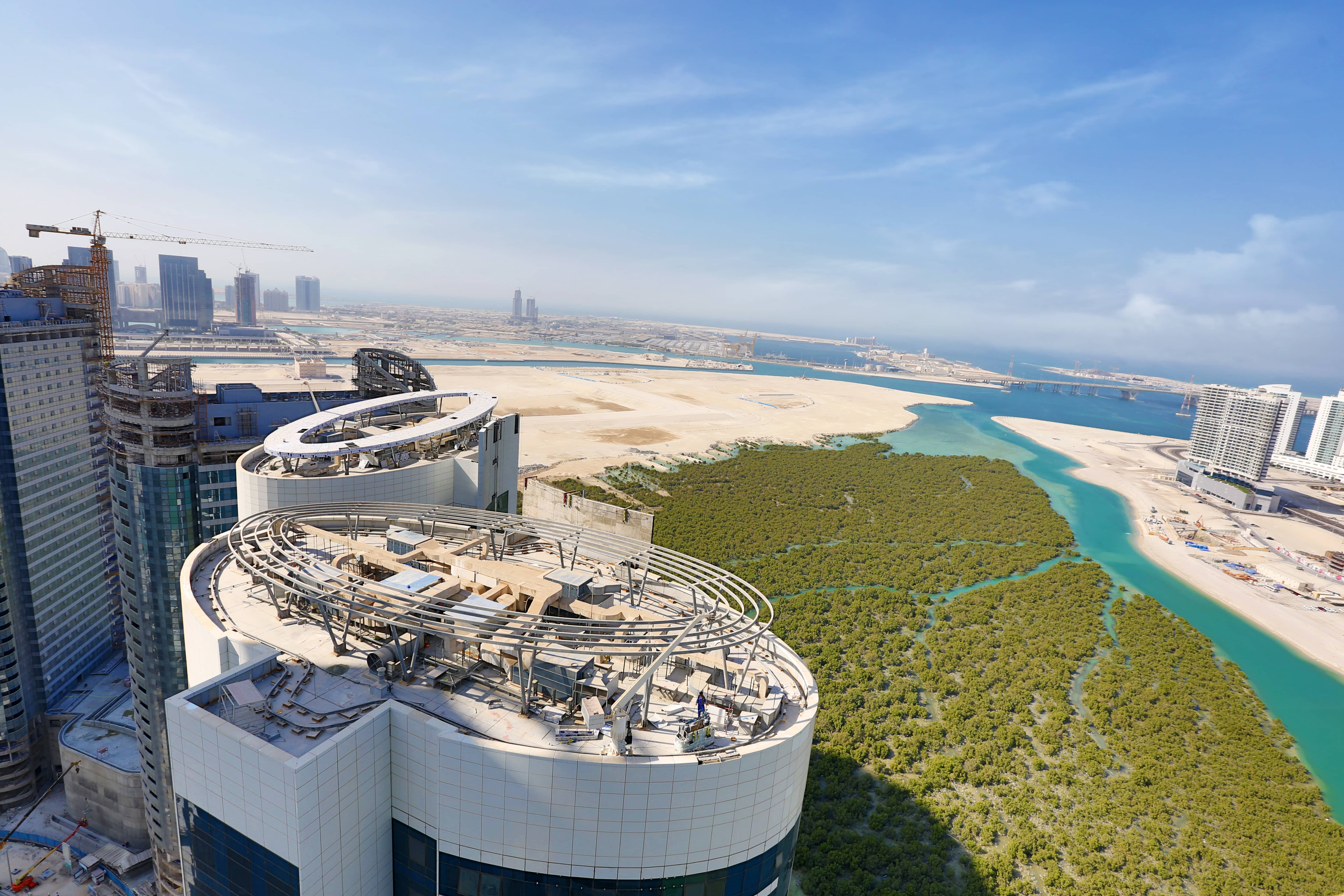 Waterfront residential towers at Hydra Avenue Al Reem Island highlighting contemporary architectural excellence