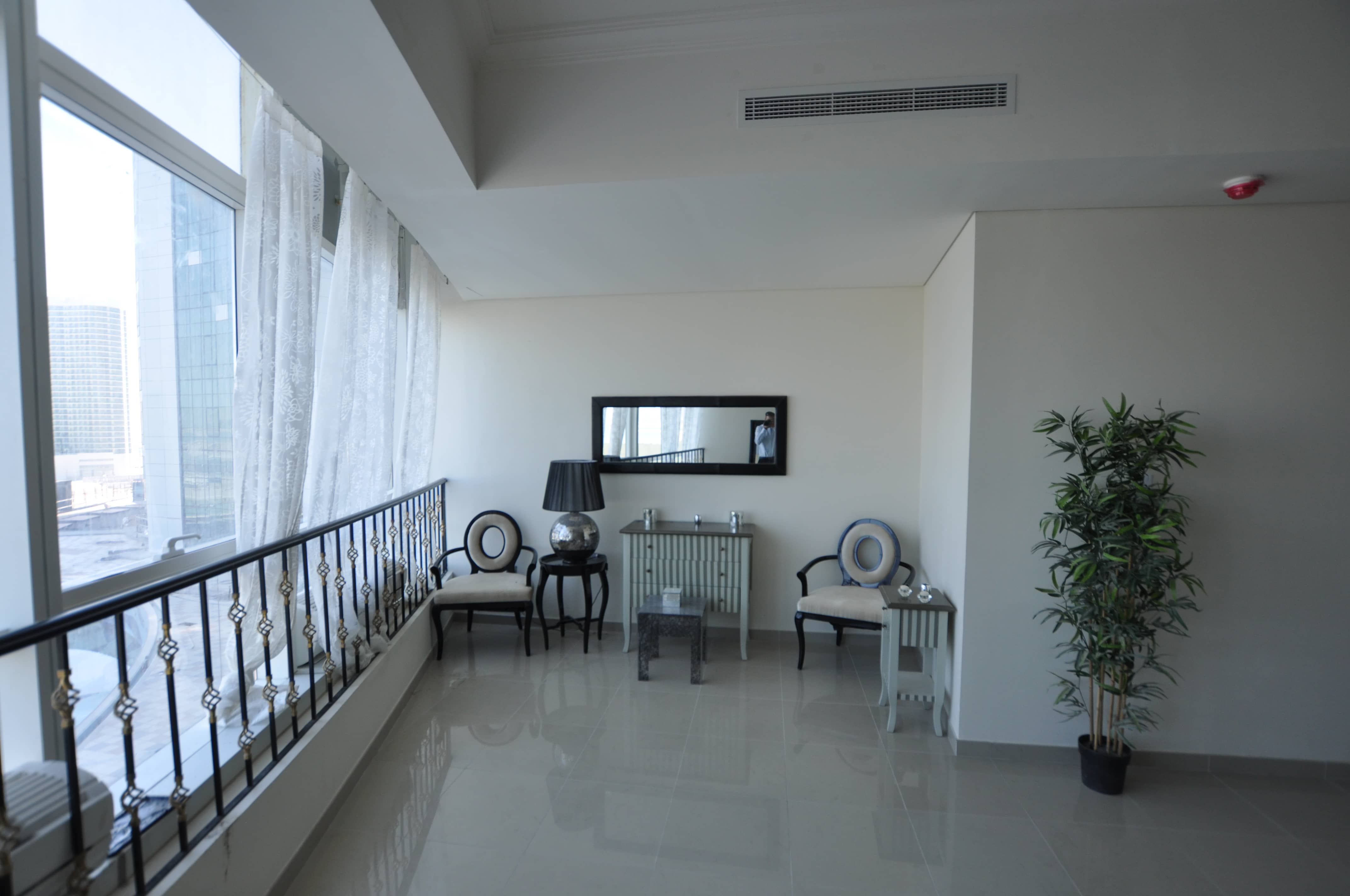 Open living and dining space at Hydra Avenue Al Reem Island apartment offering premium waterfront living