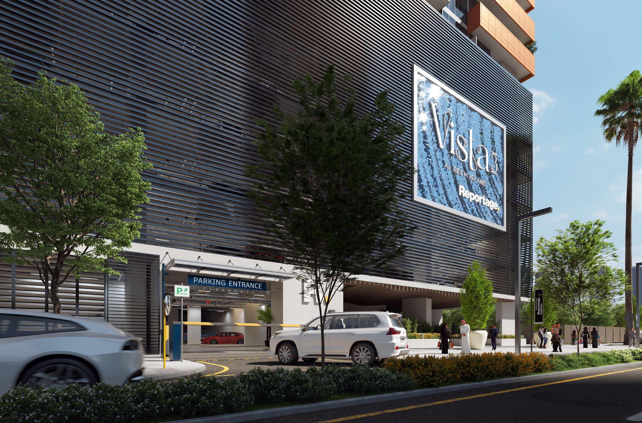 Vista 3 Al Reem Island Abu Dhabi showcasing iconic waterfront tower with contemporary architectural design and skyline views.