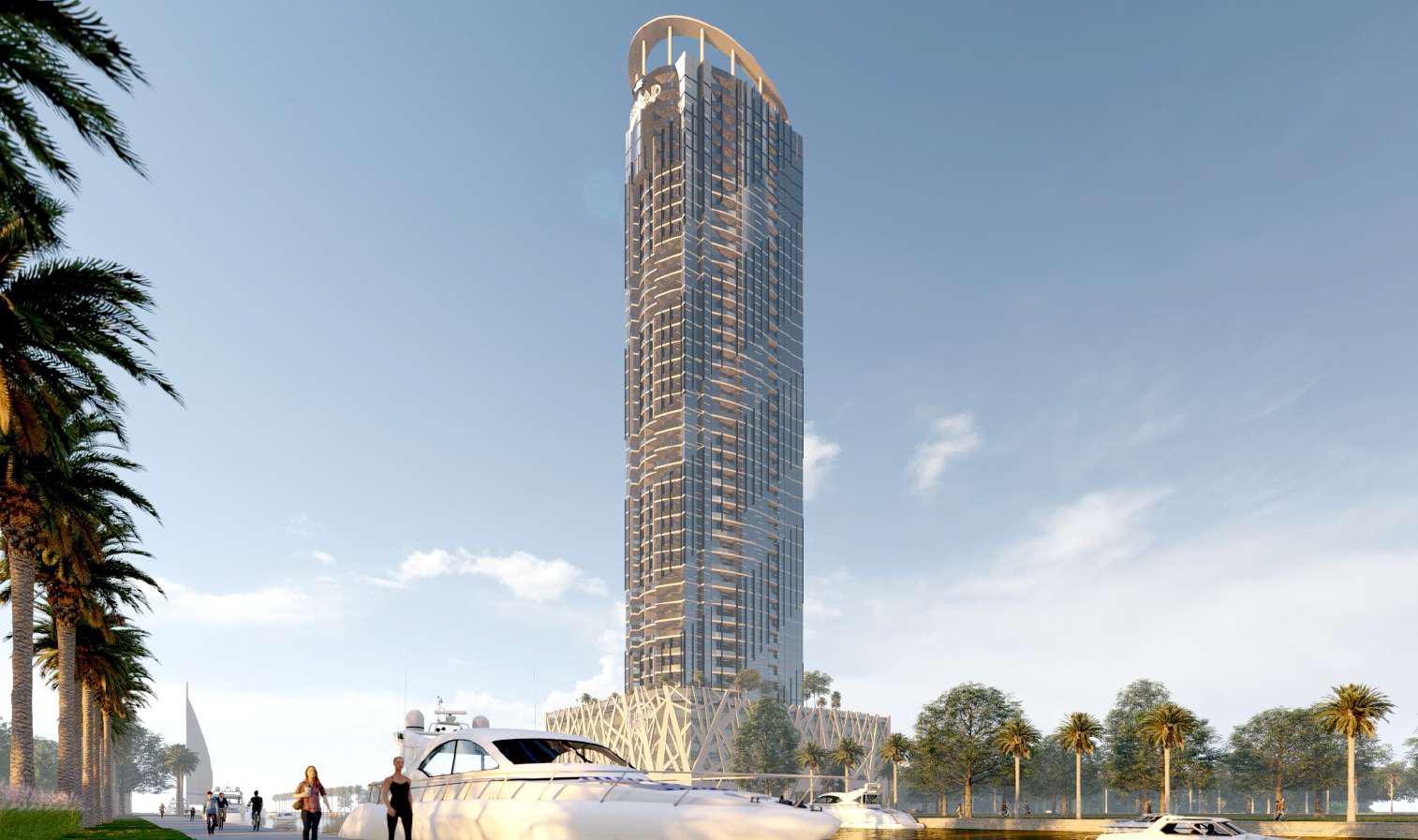 Renad Tower Al Reem Island Abu Dhabi luxury building perspective