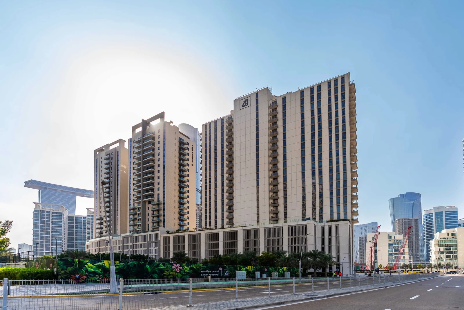 Reflection Tower architectural exterior shot on Al Reem Island Abu Dhabi showing ready-to-move-in apartments.