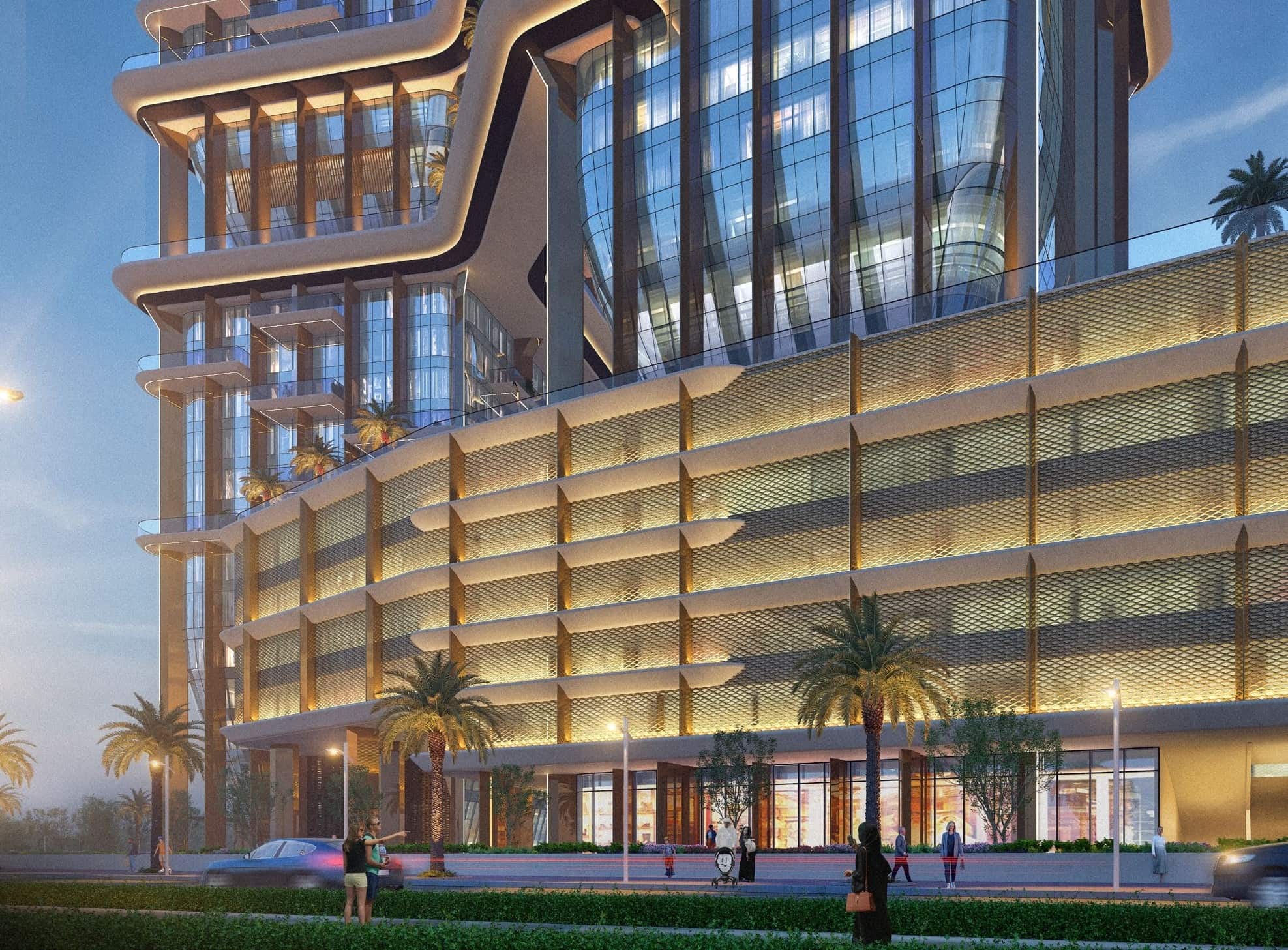 Radiant Bridges Towers on Al Reem Island Abu Dhabi showcasing luxury mixed‑use architecture with stunning canal‑view waterfront living.