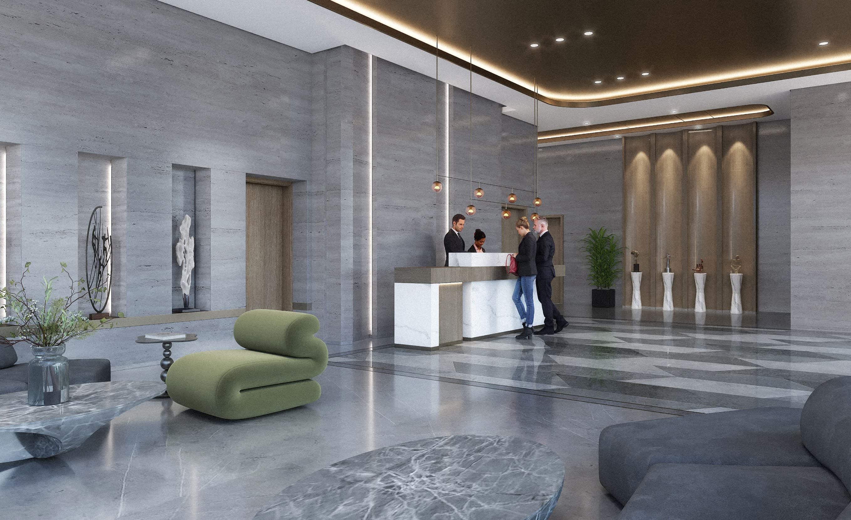 Radiant Bridges Towers office floor on Al Reem Island Abu Dhabi with open layouts, natural light, and premium business environment.